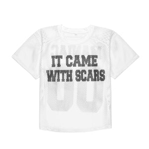 "IT CAME WITH SCARS" - JERSEY (WHITE)
