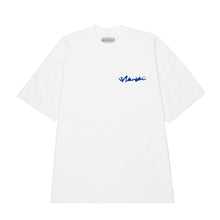 Load image into Gallery viewer, ESSENTIAL MANIAC T-SHIRT - WHITE/COBALT